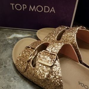 Top Moda Glitter Sandals